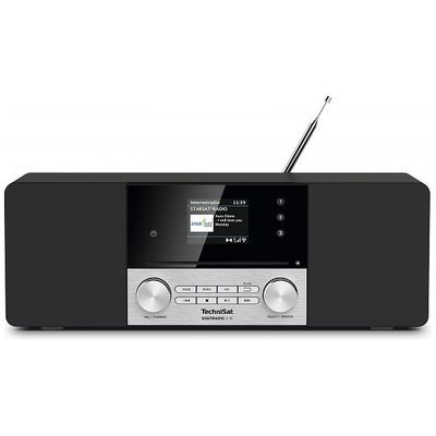 Technisat DigitRadio 3 IR, Black/Silver - 20W RMS FM/DAB+/Internet Radio with CD Player