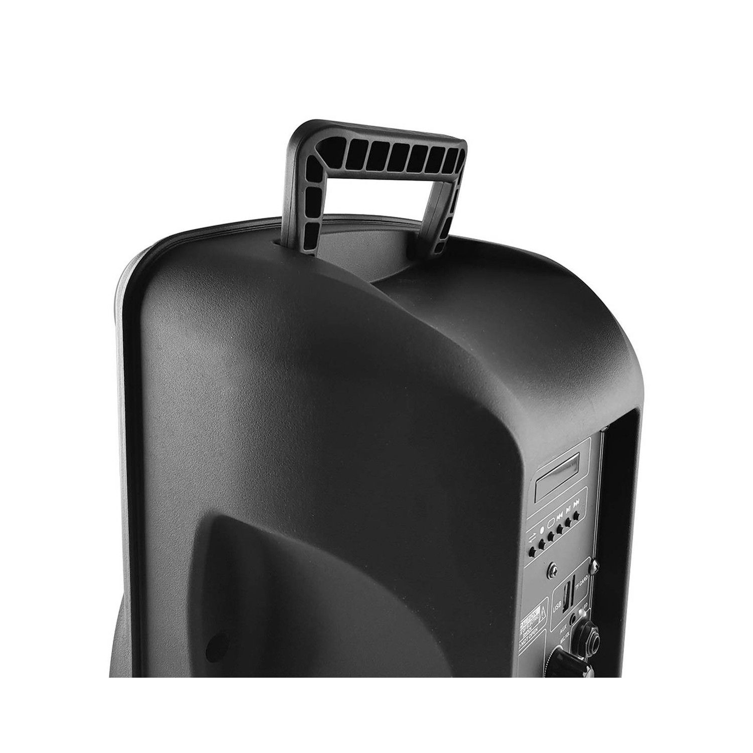 Haut-parleur portable pour karaoké enfantin Gef-roy avec haut-parleur intégré de 400W, éclairage LED, Bluetooth, lecteur de carte SD/USB et 2 microphones
