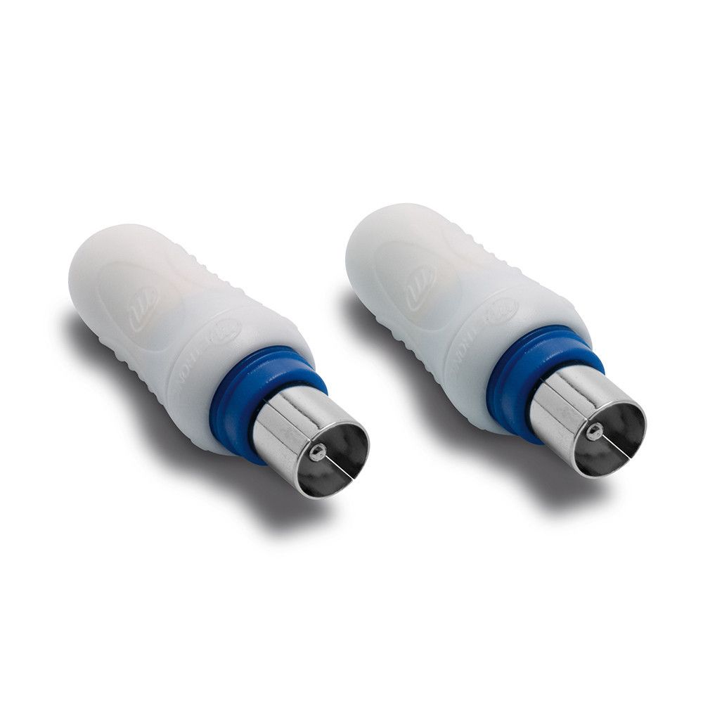 Metronic Armored TV Connector (2-Pack) 9.52mm Male