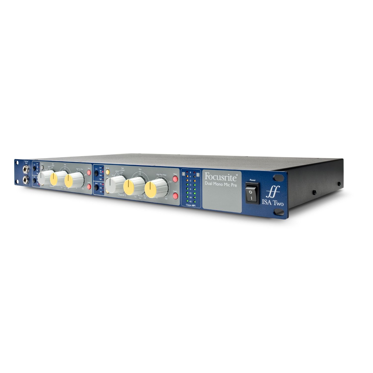 Focusrite Pro ISA 2-Channel Microphone Preamp 19-Inch Rack Unit