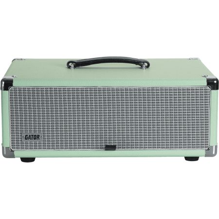 Gator Cases Retro Rack Vintage Amp Case, 3U, Seafoam Green