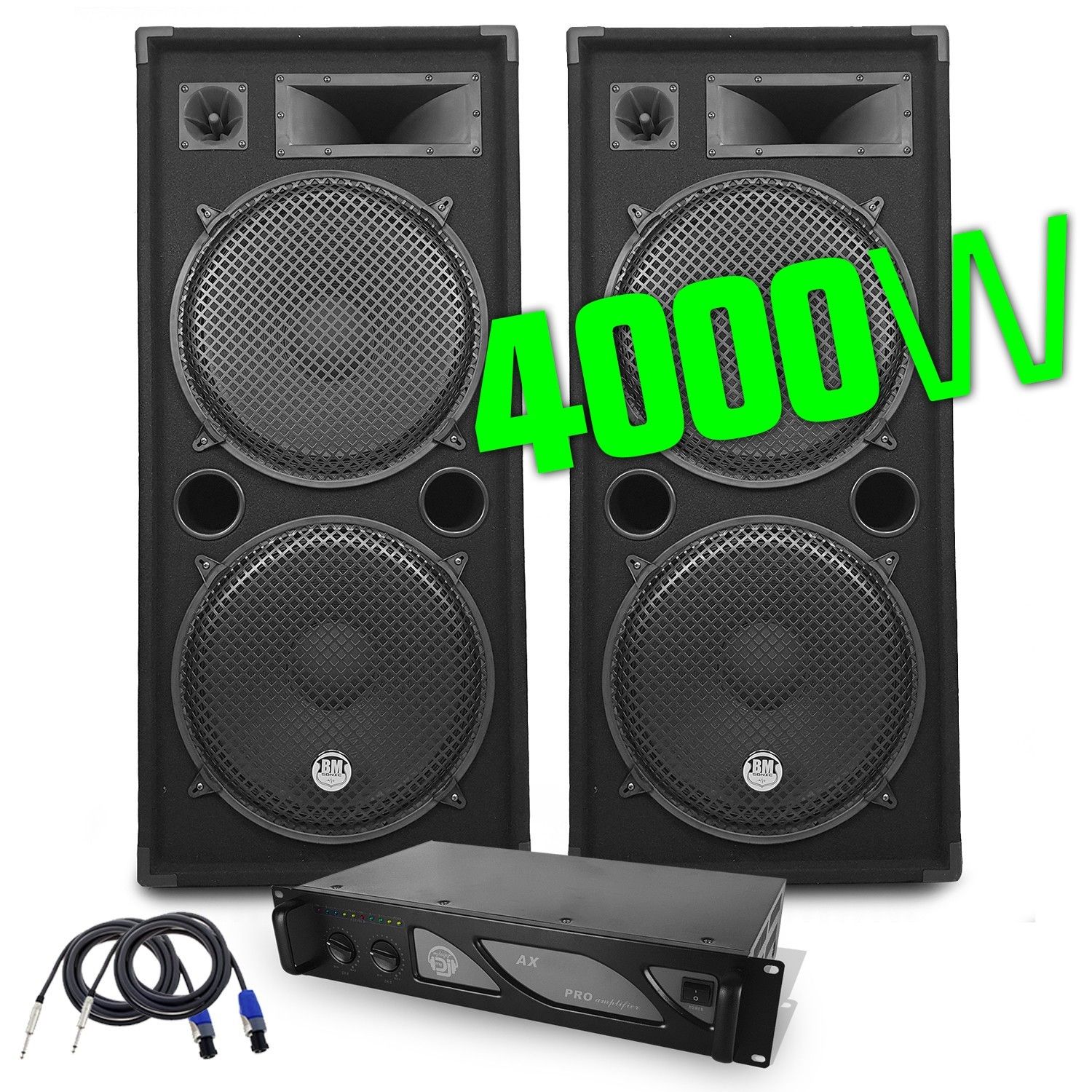 Paquete de sonido DJ BM SONIC