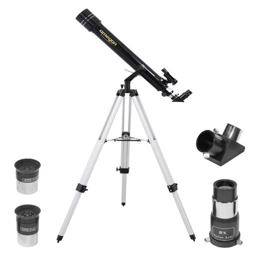 Kit de telescopio astronómico Omegon 70/700