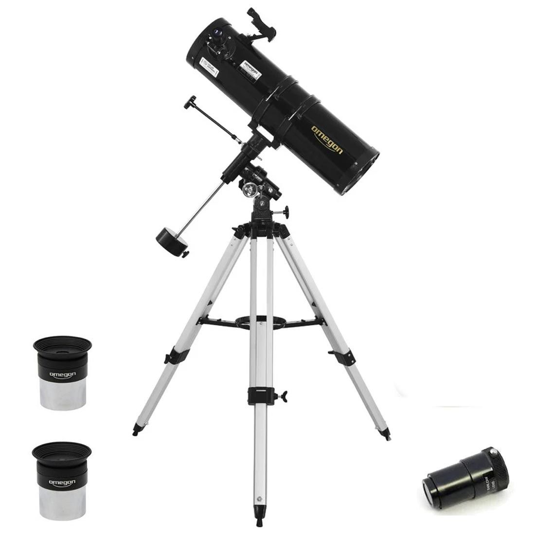 Omegon 150/750 Telescope with Equatorial Mount Type C + Accessories