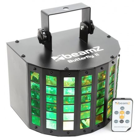 Beamz Butterfly II LED Mini Derby Light 6x3W RGBAWP IR