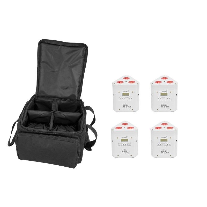 Kit Eurolite 4x Baterías TL-3 TCL Blancas + Bolsa Suave SB-4
