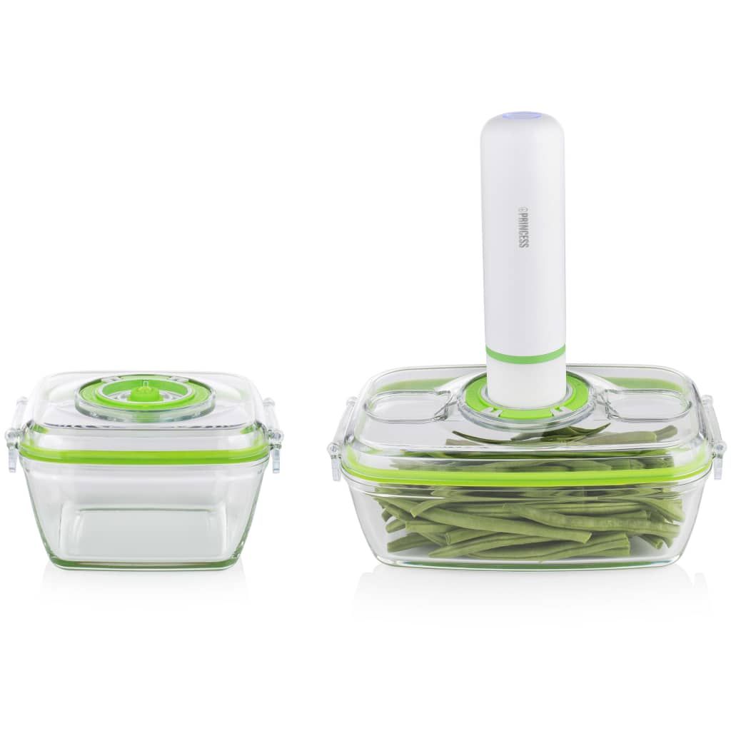 Princess Vacuum Sealer Set White-green (incl 0.7l & 1.1l) (01 492985)