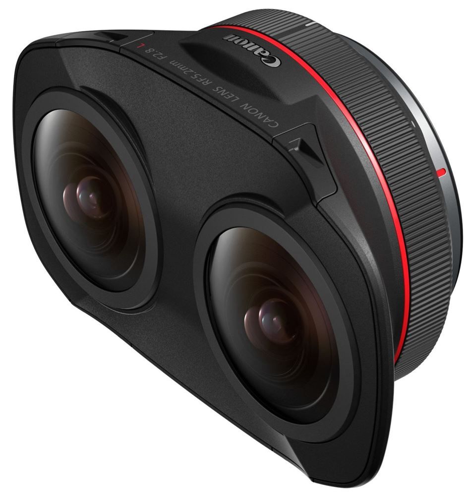 Canon RF 5.2mm f/2.8 L Dual Fisheye Lens, Black