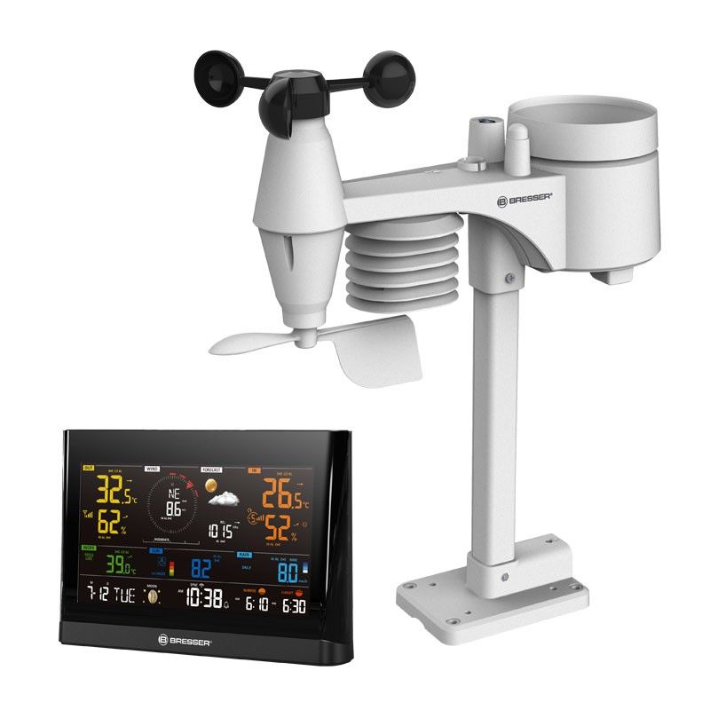 Bresser WLAN Comfort Weather Station with Professional 7-in-1 Sensor - 7003300