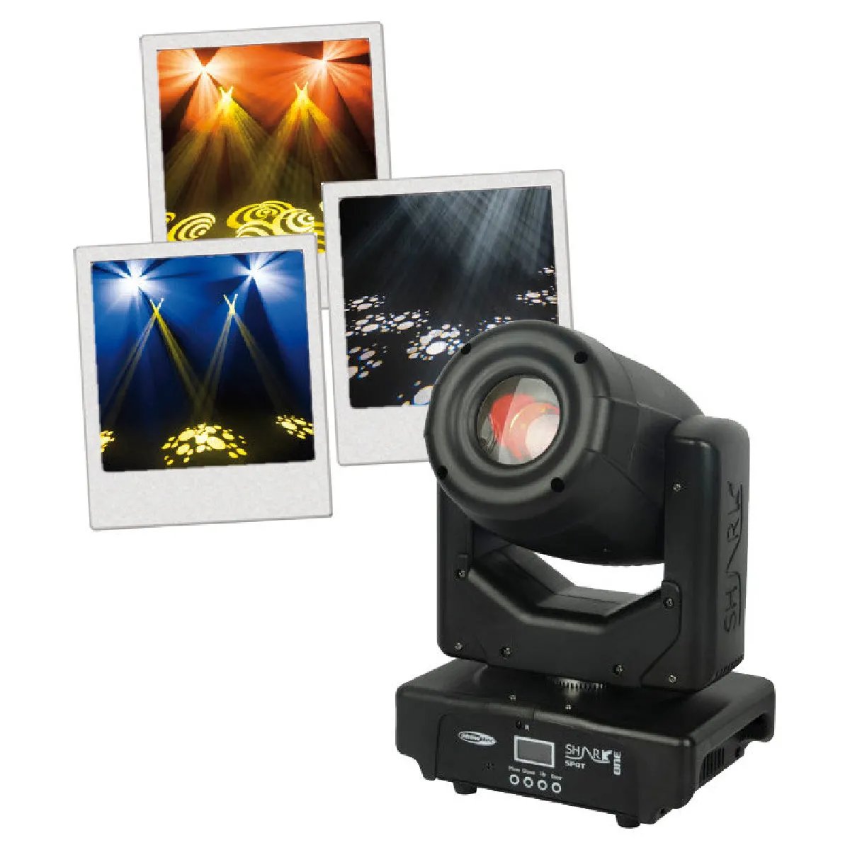 Showtec Shark Spot One - LED Lyre Spot - 60W - Gobos and Color Wheel