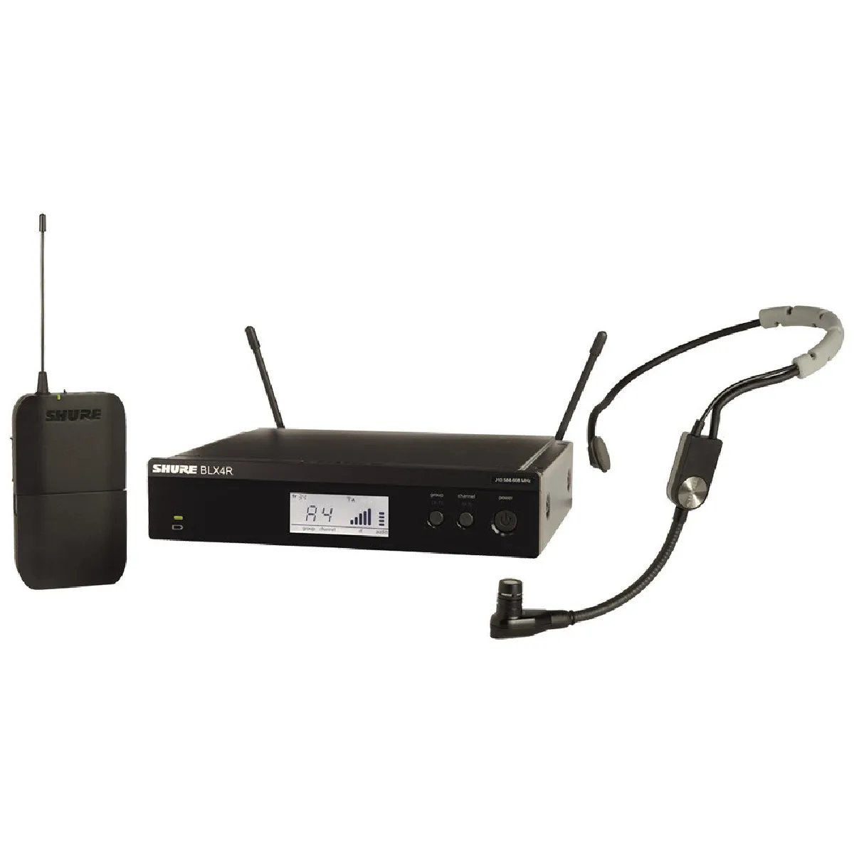 Shure BLX14R/SM35 Headset Microphone with Belt Transmitter and Rack-Mount Receiver
