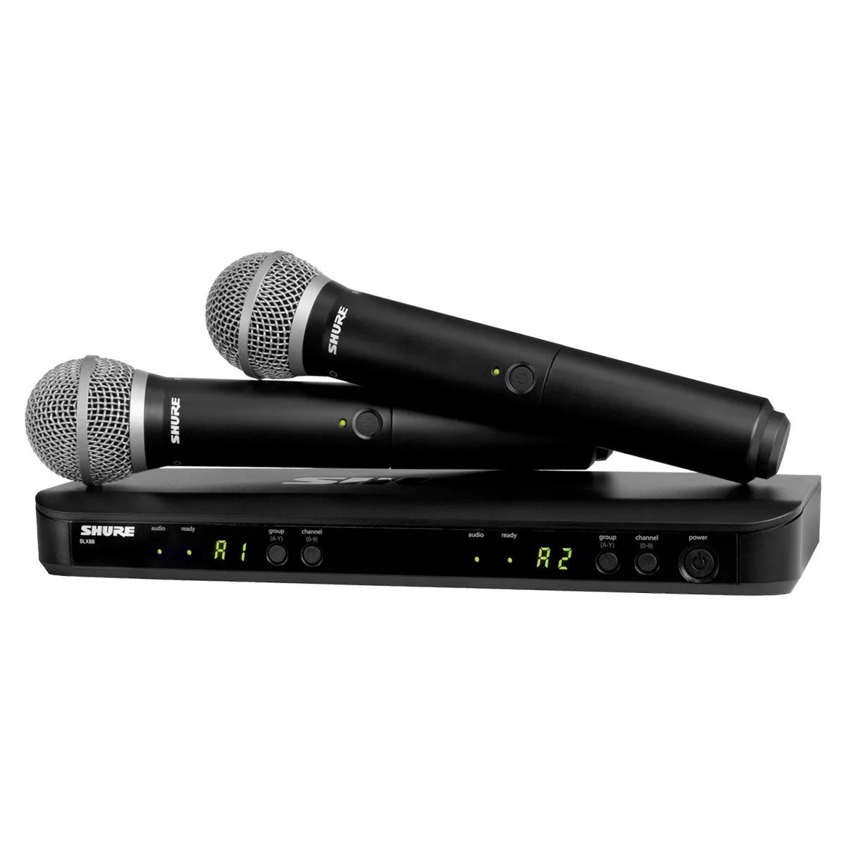 Shure BLX288 / PG58 - Dual Handheld Microphone System