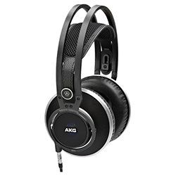 AKG K812 Headphones (Size: Medium, Color: Black, Capacity: 20hr Battery Life)