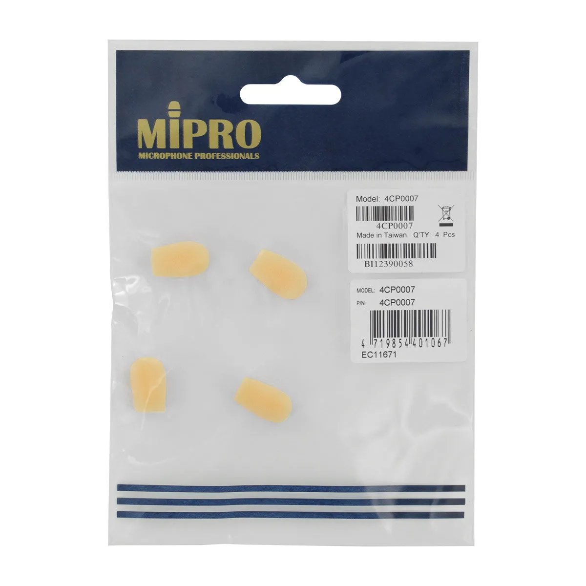 Mipro MU 55 Micro Cap - Anti-Wind Bonnets, Beige