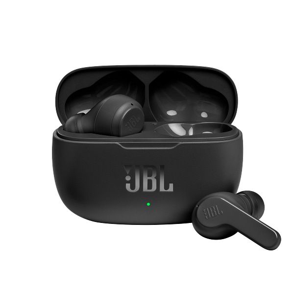 JBL Wave 200TWS Wireless Earbuds with Microphone - Black