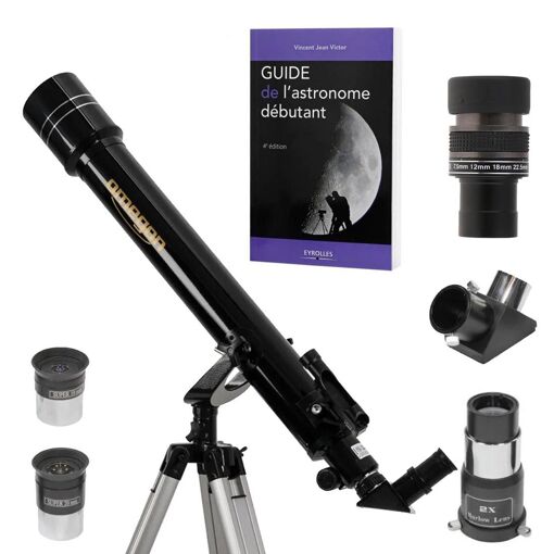 Kit de télescope Omegon 70/700 AZ2 complet