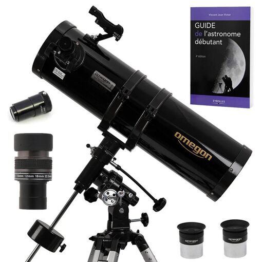 Kit de telescopio Omegon 150/750 EQ3 completo