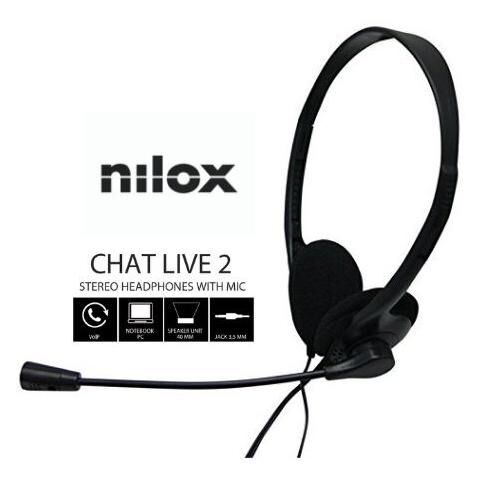 Nilox CHAT LIVE 2 Wired Headset