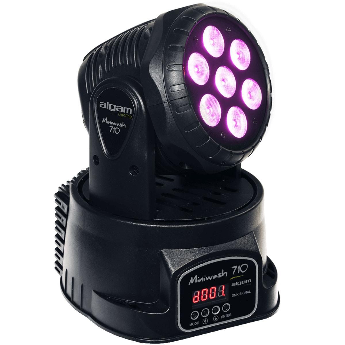 Algam Lighting LAL MiniWash710 - 7x10W RGBW LED Lyre Wash