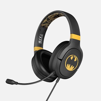OTL Technologies Batman Pro G1 Wired Gaming Headset - Black, Gold