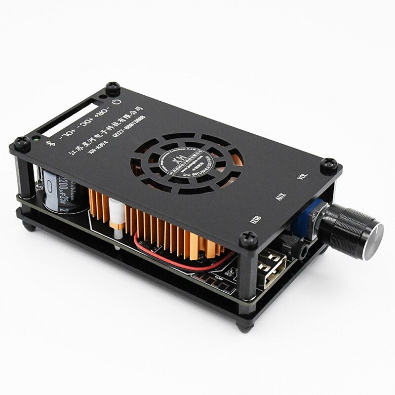 Nipseyteko Digital Amplification Panel Bluetooth 5.0, A394 TDA7388, 2x50W Stereo Speaker