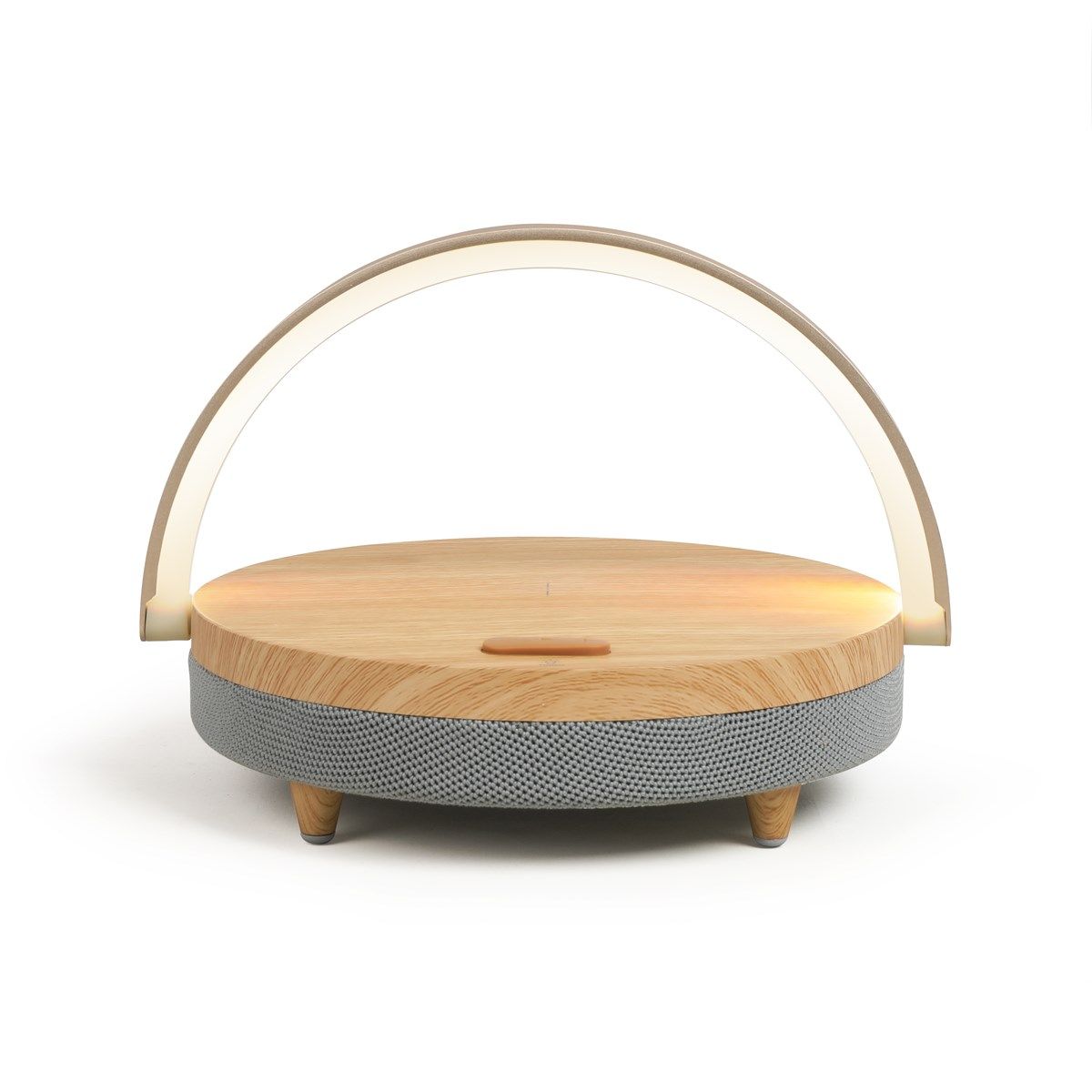 Livoo 5W LED Speaker with Wireless Fast Charger and 3-Mode Light