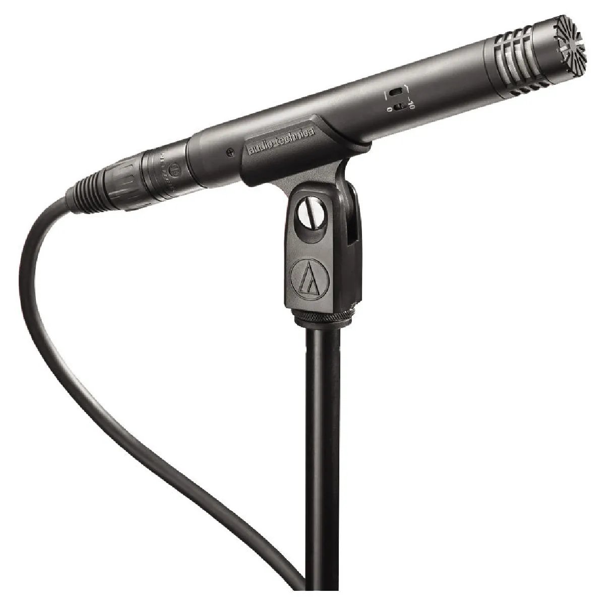 Audio-Technica AT4021 - Dark Grey - Electrostatic Cardioid Microphone - Wired - No USB - 20Hz to 20kHz - 250 Ohms - 156 dB SPL