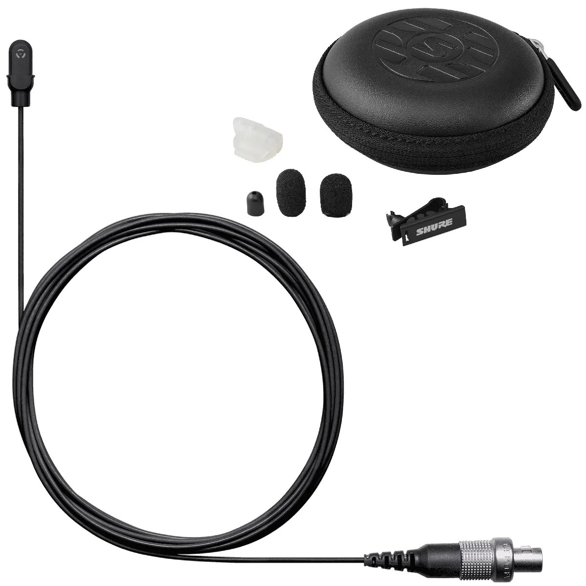 Shure DL4B/O LEMO - DuraPlex Micro Lavalier - Black