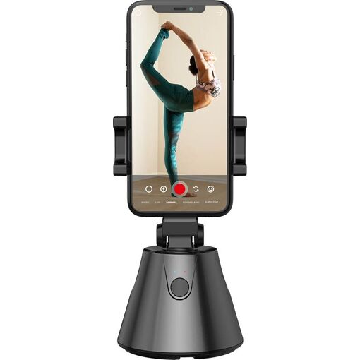Support de téléphone Bigben rotatif à 360° avec détecteur de mouvement - Noir