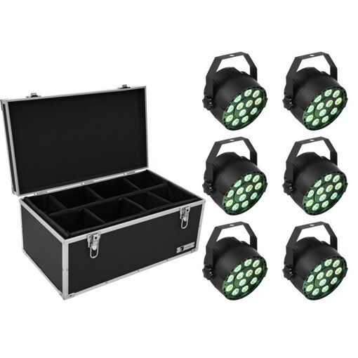 Eurolite 6x LED Party Spot + Case