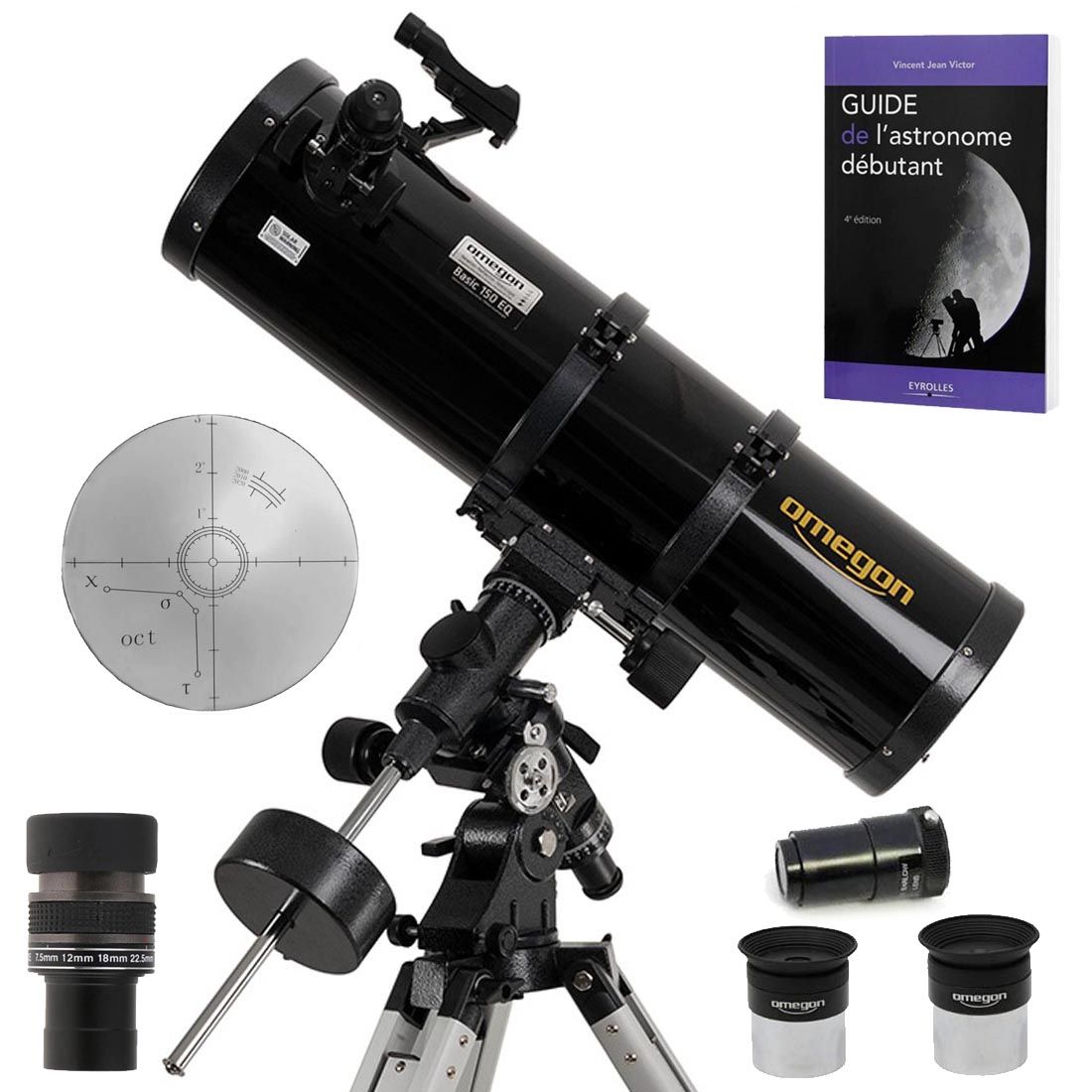 Kit Télécope Omegon 150/750 EQ4 Complet