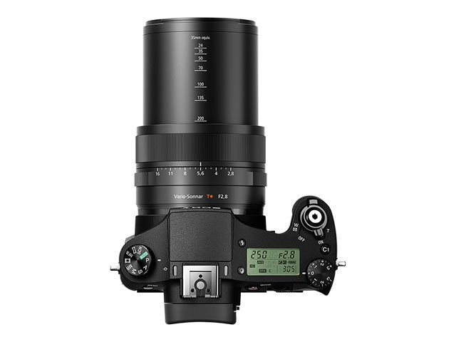 Sony Cyber-shot DSC-RX10 II Compact Digital Camera - 20.2MP - 4K - 8.3x Optical Zoom - Carl Zeiss Lens - Wi-Fi, NFC - Black