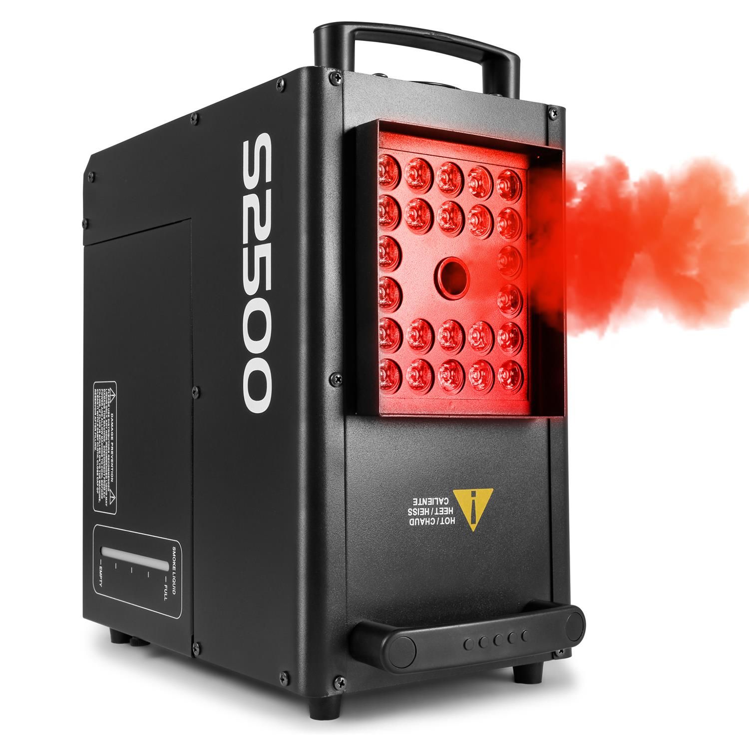 Beamz S2500 Fog Machine 2500W 24x10W LED 4-in-1 DMX Tank 3.5L