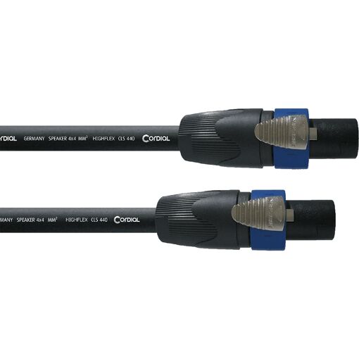 Câble d'enceinte Cordial Peak (4x 4 mm) 10 mètres