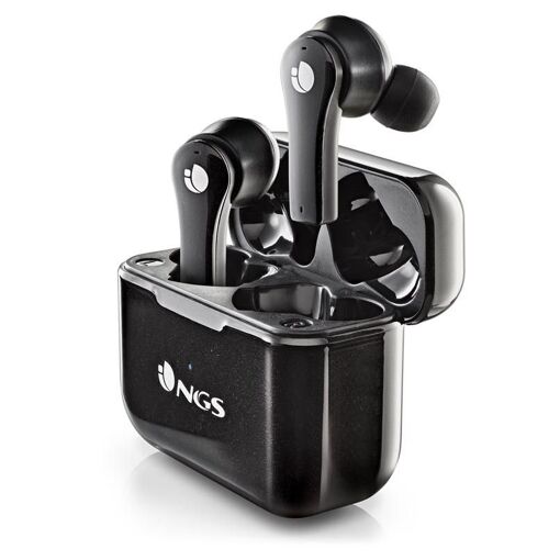 Auriculares inalámbricos NGS Artica Bloom con micrófono - intraauriculares - Bluetooth - negro