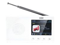 CGV DR Pocket+ - Portable DAB Radio - 1 Watt - White