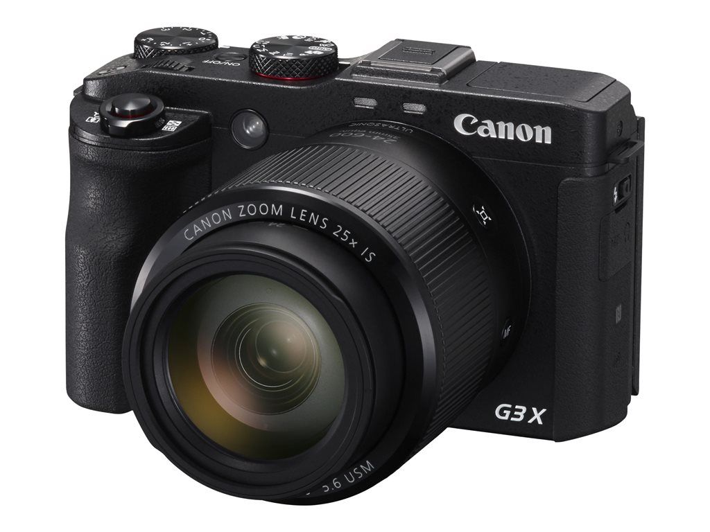 Canon PowerShot G3 X - Digital Camera - Compact - 20.2 MP - 1080p - 25x Optical Zoom - Wi-Fi, NFC