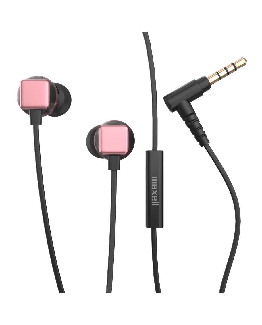 Maxell Metallix Rose-Gold Earbuds