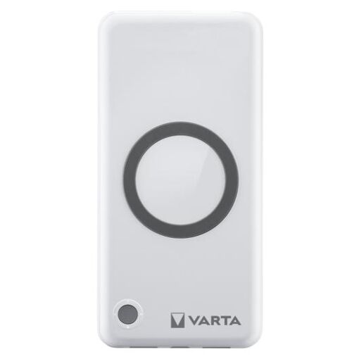 Varta 10,000 mAh Wireless Rechargeable Lithium Polymer Battery - White