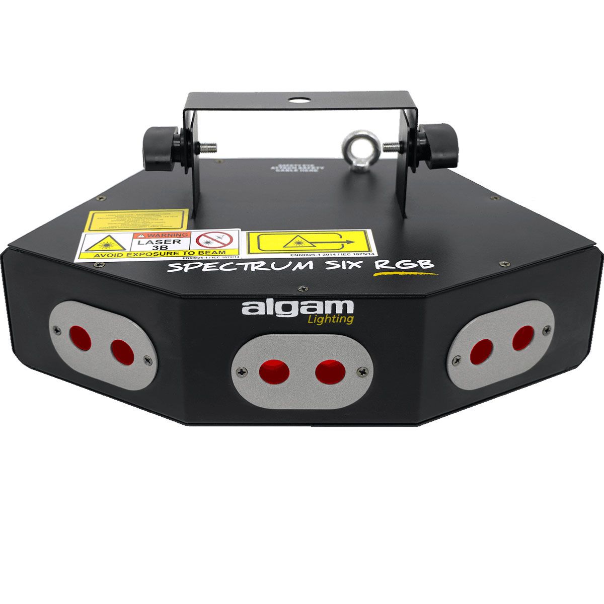 Algam Lighting LAL SpectraSix RGB - 6 Beam 260mW Animation Laser
