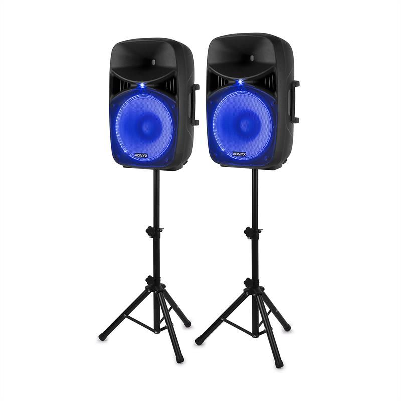 Vonyx VCH152A 1000W Active Speaker System with 15" (38cm) USB/SD MP3 Bluetooth