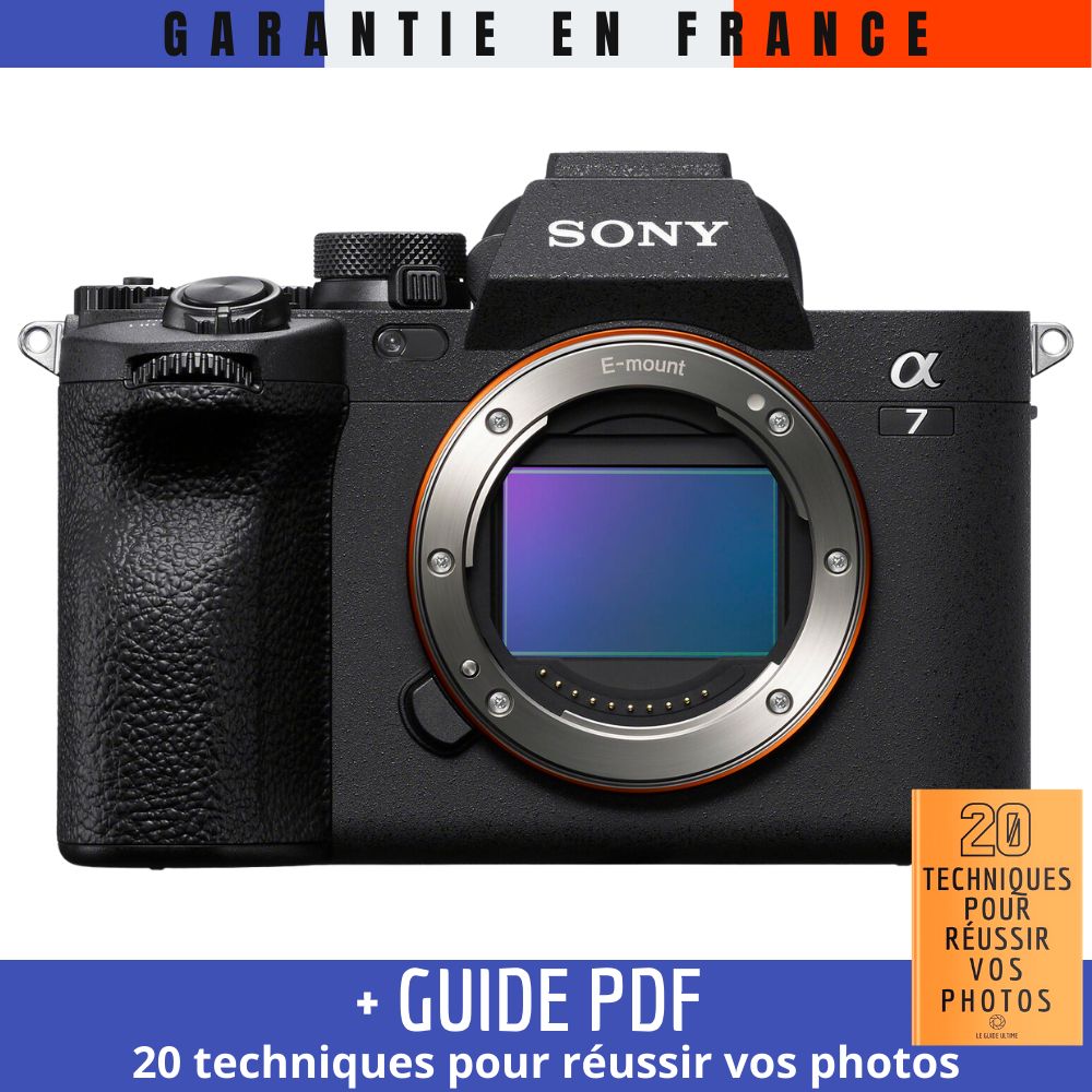 Sony Alpha 7 IV Nu + Guide PDF '20 TECHNIQUES POUR RÉUSSIR VOS PHOTOS