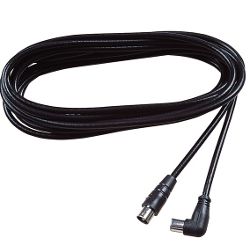 64 Poly Pool Cable TV Antenna, 90 Degrees, Black, 5m PP0622