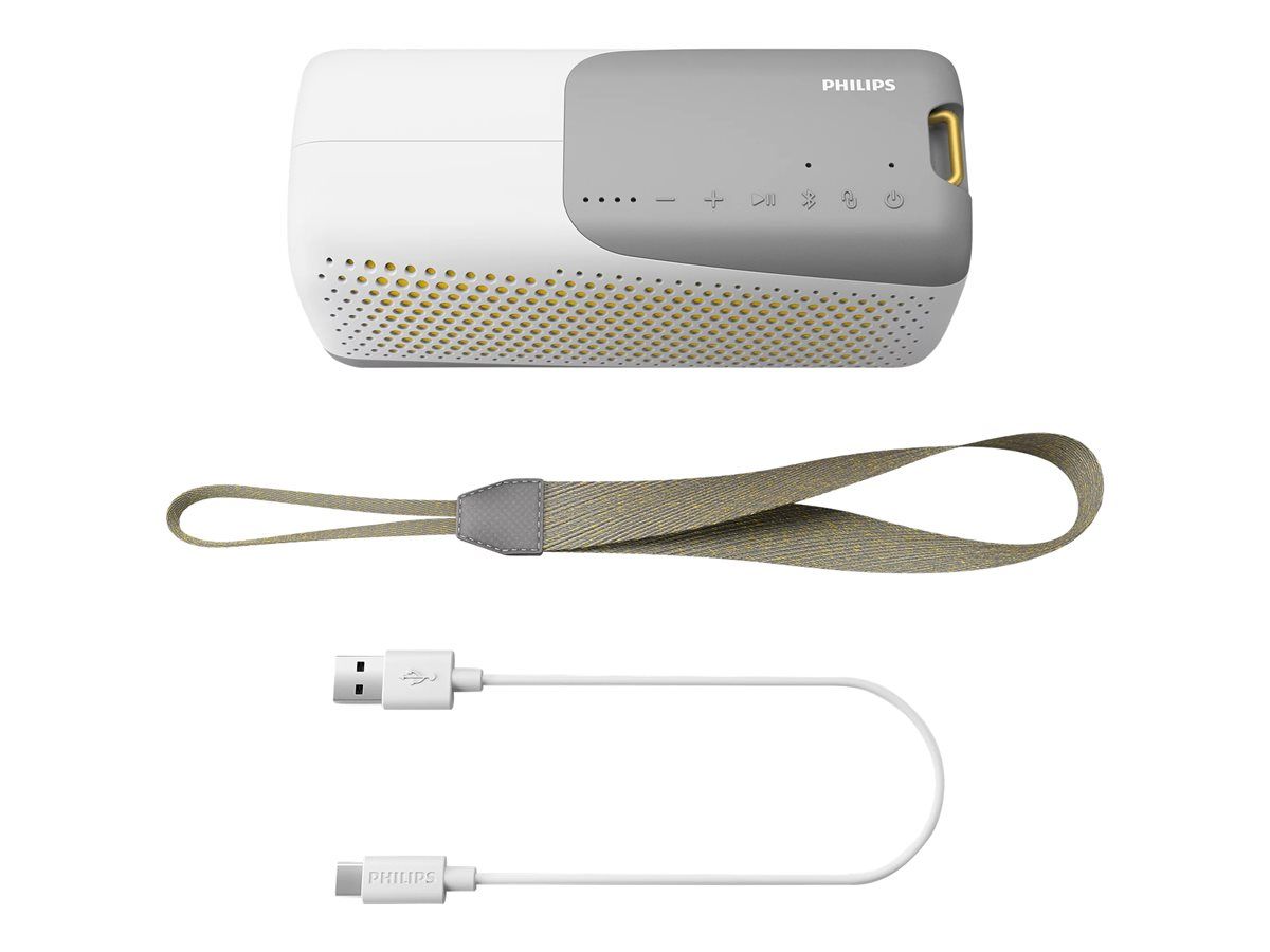 Philips Bluetooth Speaker - Wireless Portable Speaker - White