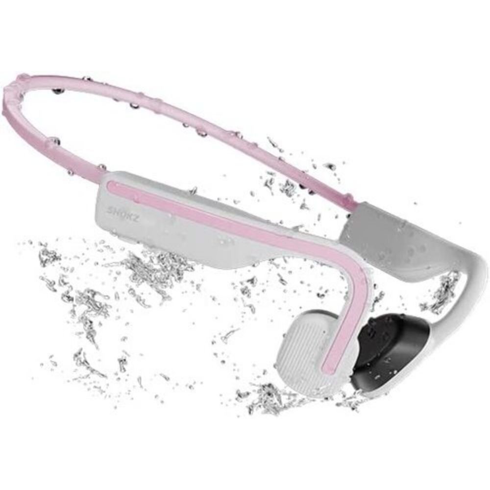 AfterShokz OpenMove - Wireless Earbuds with Microphone - Open Fit - Behind-the-Neck Design - Bluetooth 5.1 - Pink