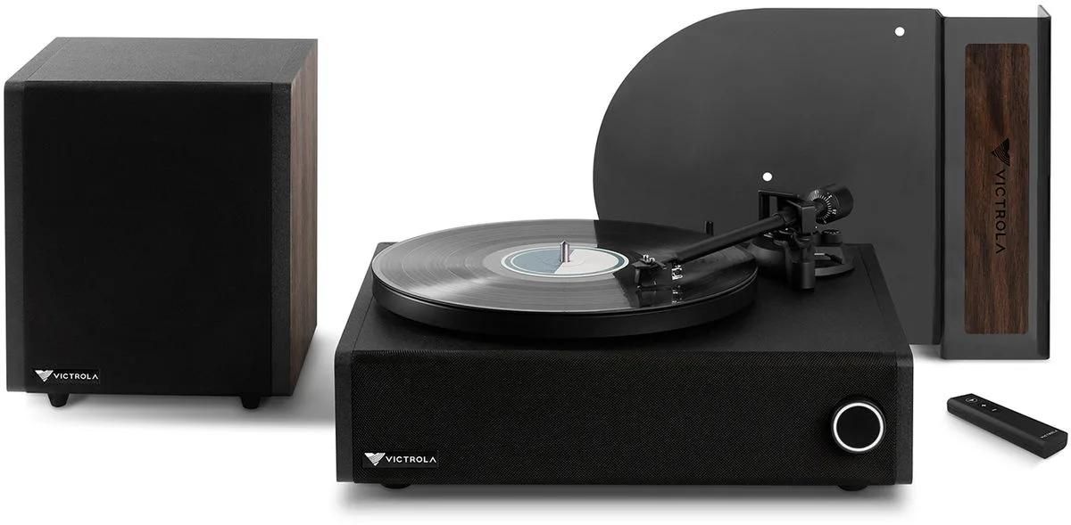 VICTROLA Platinum Vinyl Bluetooth V1 Bundle with Subwoofer
