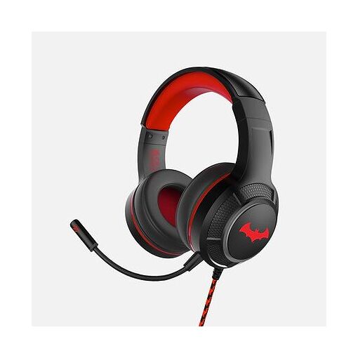 Auricular OTL Technologies DC Comics con cable para juegos, Negro y Rojo