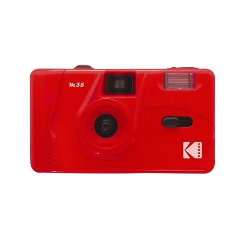 Cámara Kodak M35 de 35 mm con Puntería y Disparo - Roja