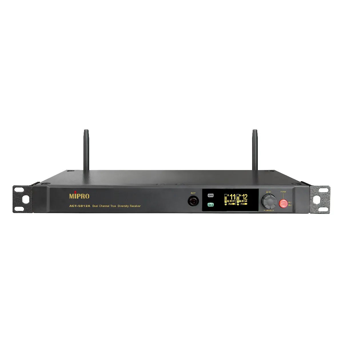 Mipro ACT-5812A - Wireless Dual-Channel Receiver - 5.8 GHz Frequencies - 24 Preset Frequencies - Latency