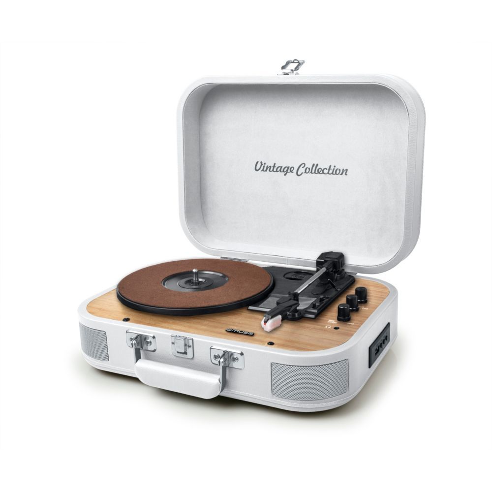 Muse MT201WW White Vinyl Record Player